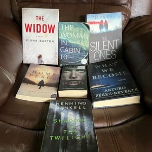 Books by different authors.